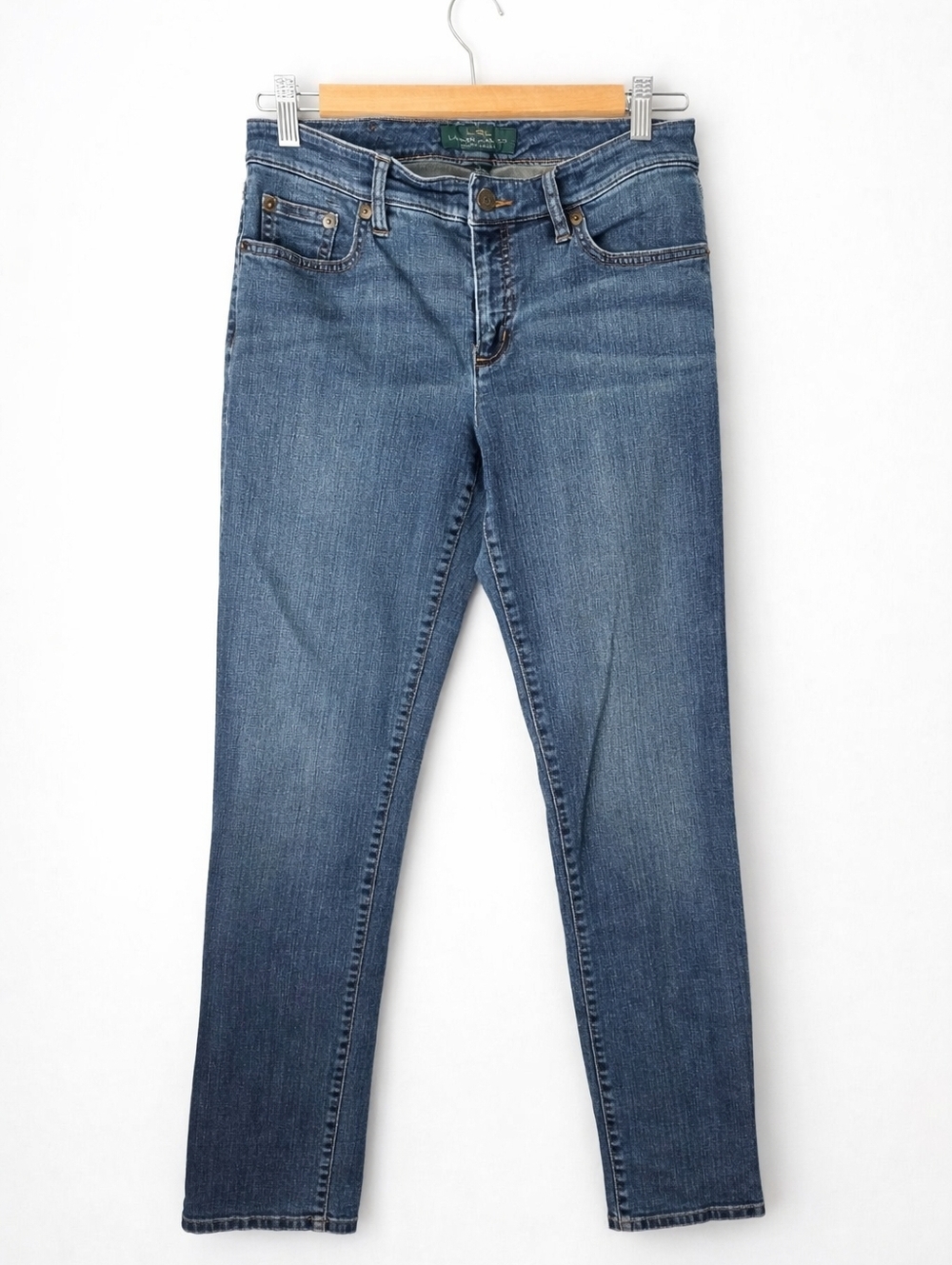 Lauren Ralph Lauren LRL Jeans Co Women’s Size 4 Medium Wash Straight Leg Denim - Picture 2 of 15